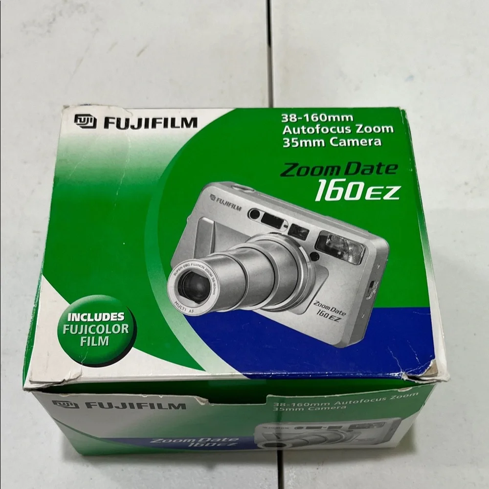 Fujifilm Zoom Date 160EZ 35mm Silver Camera